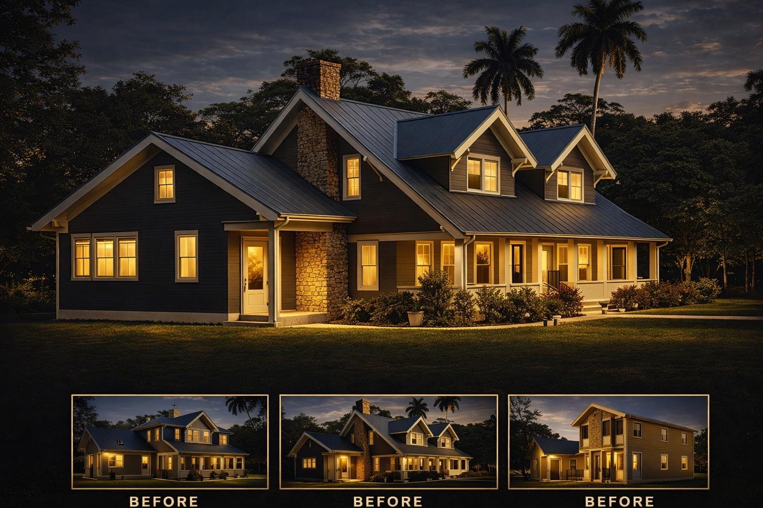 Home addition exterior